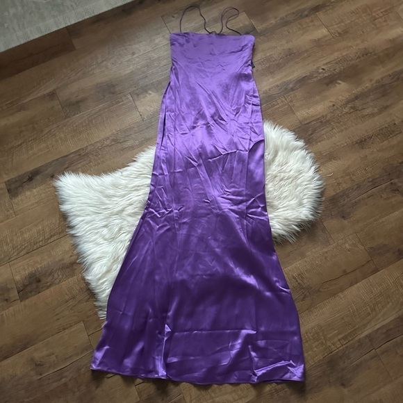 RETROFETE Lucinda Dress In Orchid Purple - Picture 5 of 9